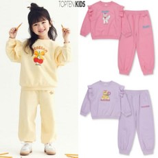 매장정품 탑텐키즈 25년 SS 여아) 버비 라이트 테리 셋업MKF1IP2101 112284