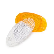 요이찌 자전거 바퀴 반사판 자전거바퀴악세사리, 오렌지, 오렌지, 1개