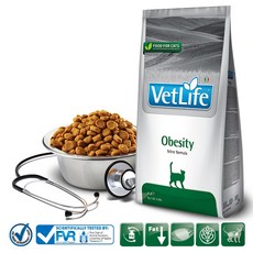 法米納 Farmina VetLife VC7 貓用體重控制配方 獸醫推薦 專業貓糧, 1個