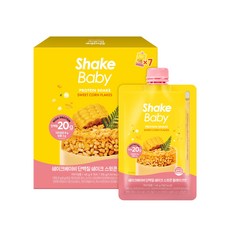 쉐이크베이비 단백질 쉐이크 파우치 스윗콘플레이크맛, 7개, 45g