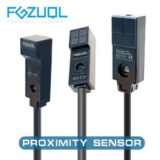 소형 사각 근접 센서 스위치 12V24VDC 3선 금속 유도 제한 NPN NO 감지 표면(8x8)(12x12), 01 빠른  Mainland, 03 BX1-F22