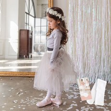 따블리에 지젤 튜튜 발레복 가디건 타이즈 세트 국내산