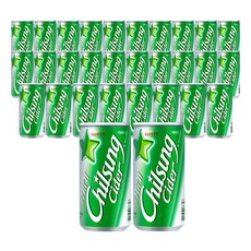 칠성사이다 190ml 미니캔 업소용 업소음료모음, 30개