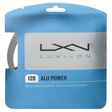 WILSON Luxilon ALU Power 120 테니스 스트링 - 세트 그레이 1.20mm, 회색_1.30mm Rough