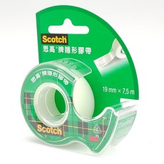 3M 隱形輕便膠帶附膠台 105 19mm x 7.5M, 1個