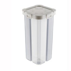 新款保鮮盒五穀雜糧儲物收納盒冰箱四分格密封罐密封盒, 白色大號2800毫升, 1個