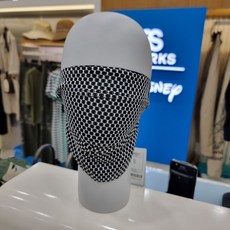 디즈니골프 햇빛가래 마스크형SP2MAN030BK_SC, 블랙