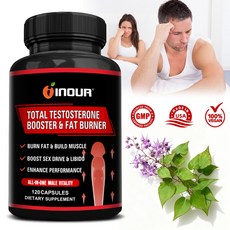 남성 테스토스테론 증진제 - 근력 지구력 에너지 향상 - 테스토스테론 수치 증가 및 근육 성장 촉진, 1개, 120정
