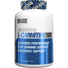 EVLUTIONNUTRITION 左旋肉鹼膠囊 500mg, 60顆, 1瓶