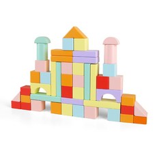 Top Bright 特寶兒 繽紛馬卡龍創意積木桶, 1個, Multi-color