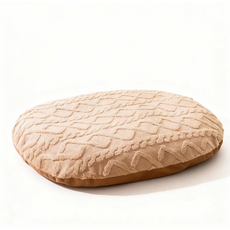 寵物舒適睡墊 柔軟寵物墊 寵物遊戲墊 寵物休息墊, 棕色（提花舒棉絨）, 1個