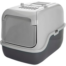 푸르미 3Door 고양이 화장실, 라이트그레이, 1개