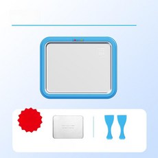 철판아이스크림기계 카페 메이커 요거트 우유 즉석 길거리, 블루 4종 세트, 기본 색상