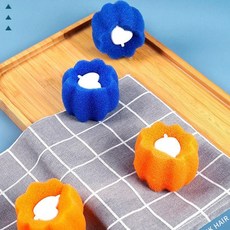 家用洗衣機洗衣清潔球強力去污減少纏繞魔力粘毛球洗衣服去毛神器 8kQv RFNG, 6個裝【藍色】21%用戶選擇, 1個