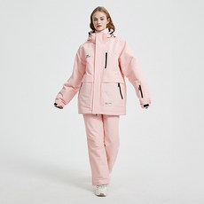 코우비기션 남자 여성 스키복 세트 스노우보드복 자켓 바지