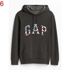 GAP 男生經典大LOGO連帽外套