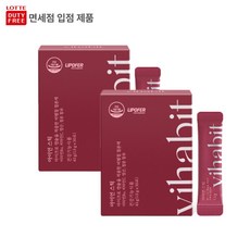 [바이탈해빗] [정상가 : 84 000원] 여성 필수 성분 상큼하고 맛있는 비헴철 철분제 아이언 스틱 1.5g 30포 x 2박스, 45g, 2개