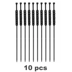 간편형 스노우체인 10Pcs 오토바이 스노우 체인 재사용 가능한 타이어 안티 슬립/스키드 타이 겨울 비상 안전 벨트 모토 액세서리, Black 10pcs, 1개