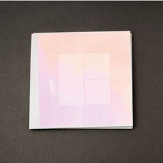 花木樨 色紙式書寫紙 2格+1行 68mm 30入 100g厚磅道林紙 鋼筆適用 硬筆書法用紙, 30個裝, CL69A06, 合法的