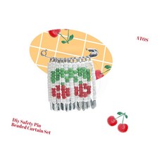 DIY 옷핀 비즈발 세트 (낱개) 랜덤발송