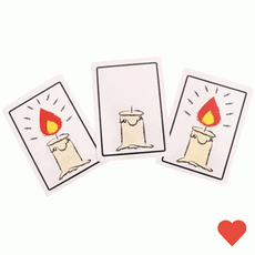 마술 용품 살아나는 초 카드 포커 사이즈 마술도구