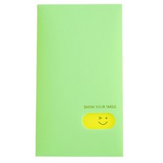 小清新大容量名片冊卡片簿，商務信用卡收納本，便攜式家用卡片整理, 草綠(120卡)