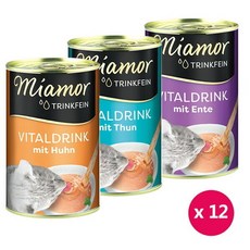 도그씨 미아모아 바이탈 드링크 12개 요로건강 고양이음료, 1개