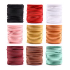 스웨이드 재료 수예용 컬러 가죽끈 부자재, 브라운(g)