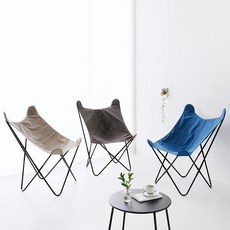 마켓비 KARENI 나비의자, 베이지, 1개