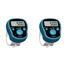 스마트 디지털 카운터기 계수기 숫자카운터기 숫자계수기 디지털계수기 미니계수기 손가락계수기 미니카운터기 미니 마커 행 핑거 카운터 LCD 전자 디지털 디스플레이 탈리 카운터 빛 바, 2PCS Yellow, 4) 2PCS Green, 8)2PCS Yellow