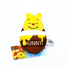 푸 푸우 피글렛 이불덮은 디즈니 만화 인형 키링 봉제인형, 1개, 이불덮은 푸, 10cm