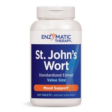 ENZYMATIC THERAPY 聖約翰草錠, 240顆, 1罐