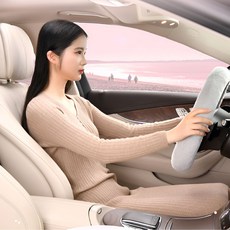 겨울 극세사 핸들커버 차량용 따뜻한 방한ver5+6oof