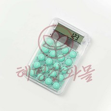 혜명마트 투명 미니 계산기 민트