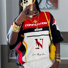 티셔츠 스트리트 힙합 대형 통기성 빠른 건조 저지 오토바이 셔츠, 1. YHT120795