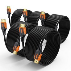 MOSIMLI 4K HDMI 2.0 케이블 0.9m 3피트 10팩 깔끔한 고속 18Gbps 코드 60Hz 2K 240Hz HDR10 ARC Dolby DTS HDCP 2.2 T, 5