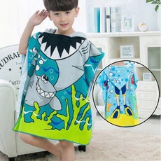 수영장 물놀이 아동 비치가운 후드 비치타월 비치타올 목욕가운 샤워 수건