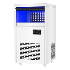 日產75kg 50冰格 全自動 智能製冰機 110V 商用製冰機 可接桶裝水/自來水 製冰機, 大型製冰機 日產75kg,贈濾水器 冰杓 濾水管