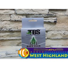 西高地水族坊 TBS翠湖 水質總硬度測試劑(GH)-最新包裝.劑量加量, 1個
