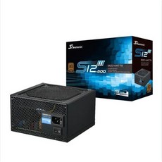 海韻 Seasonic S12III-650 S12III-550 S12III-500 銅牌 電源供應器 穩定供電 節能省電 多重保護, 500W