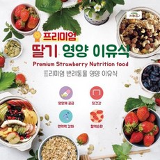 키워쥬 프리미엄 영양 이유식 딸기, 1개