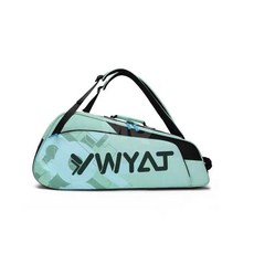 羽毛球雙肩手提包-2025新款大容量雙層專業網球獨立鞋倉男女款, c602雙肩包水藍色【帶獨立鞋倉】, 1個