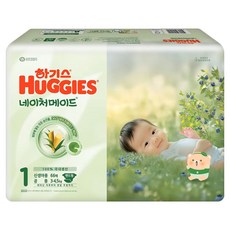 하기스 2025 네이처메이드 밴드형 기저귀 남여공용, 1단계, 66매