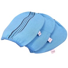 여비홈 때밀이수건 벙어리 이태리 타월, 블루, 1개입, 3개