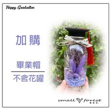 牛奶瓶乾燥花用畢業帽 配飾 畢業帽 乾燥花 畢業禮物