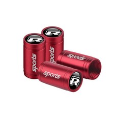 자동차 타이어 밸브 캡 금속 휠 먼지 커버 골프 마고탄, 10. VW R-Red, 1개