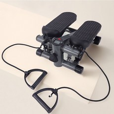 BIKASU 가정용 스텝퍼 홈트 운동기구 천국의계단, 블랙