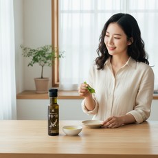 볶지 않은 생들기름 저온압착 착유 공복 섭취용 건강한 식물성 오일 500ml 1병, 1개, 1ml