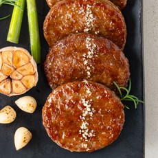 [오늘의돼지]삼겹살로만든 떡갈비 함박스테이크 수제 너비아니, 3개, 600g