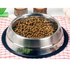 강아지 고무 패킹 스텐 식기 64oz 1P 밥그릇 물그릇 급식기 미끄럼방지스텐식기 급수기 고양이 물그릇 dew+22719Ff
